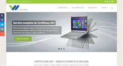 Desktop Screenshot of consultanta-certificare.ro