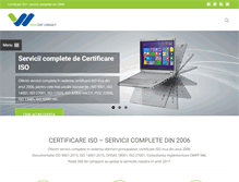 Tablet Screenshot of consultanta-certificare.ro